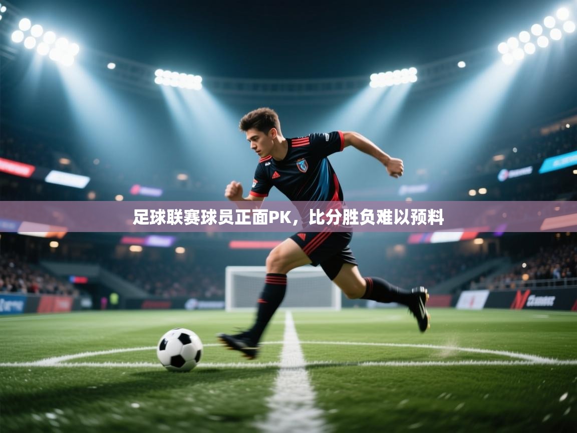 足球联赛球员正面PK，比分胜负难以预料