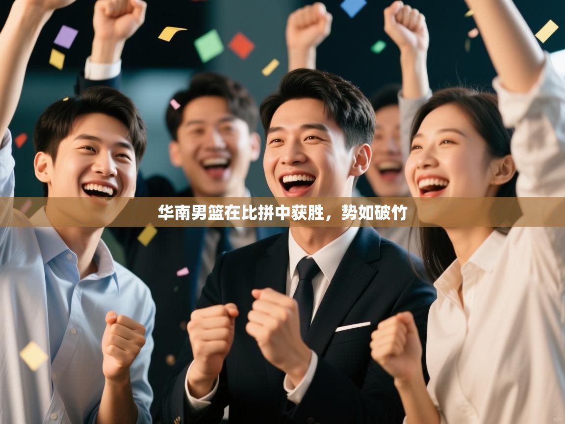 华南男篮在比拼中获胜，势如破竹